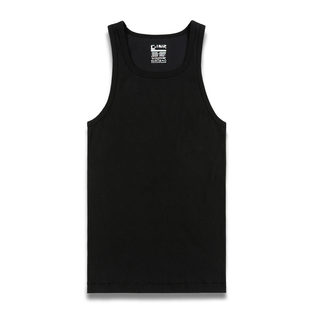 Layers Classic Ribbed Fitted Tank Black – C-IN2 New York