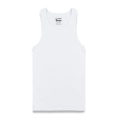 Layers Classic Ribbed Fitted Tank White