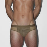 Sheer Low Rise Brief Dark Nude