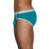 Throwback Fly Front Brief Tucker Teal