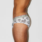Screenshot Low Rise Brief Grey Hearts Limted Edition