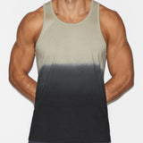 Dip Dye Relaxed Tank Sandstone Beige