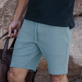 Dual Layer Shorts Dusty Blue