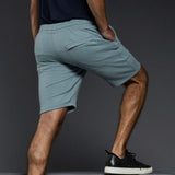 Dual Layer Shorts Dusty Blue
