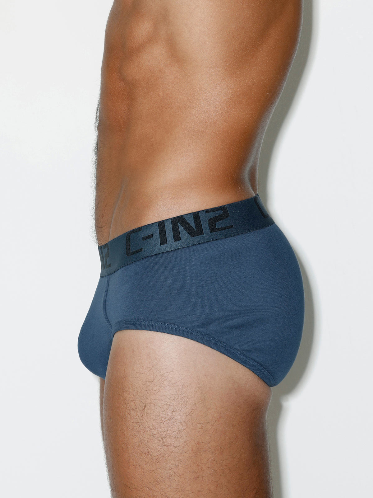Core Mid Rise Brief Denim Blue