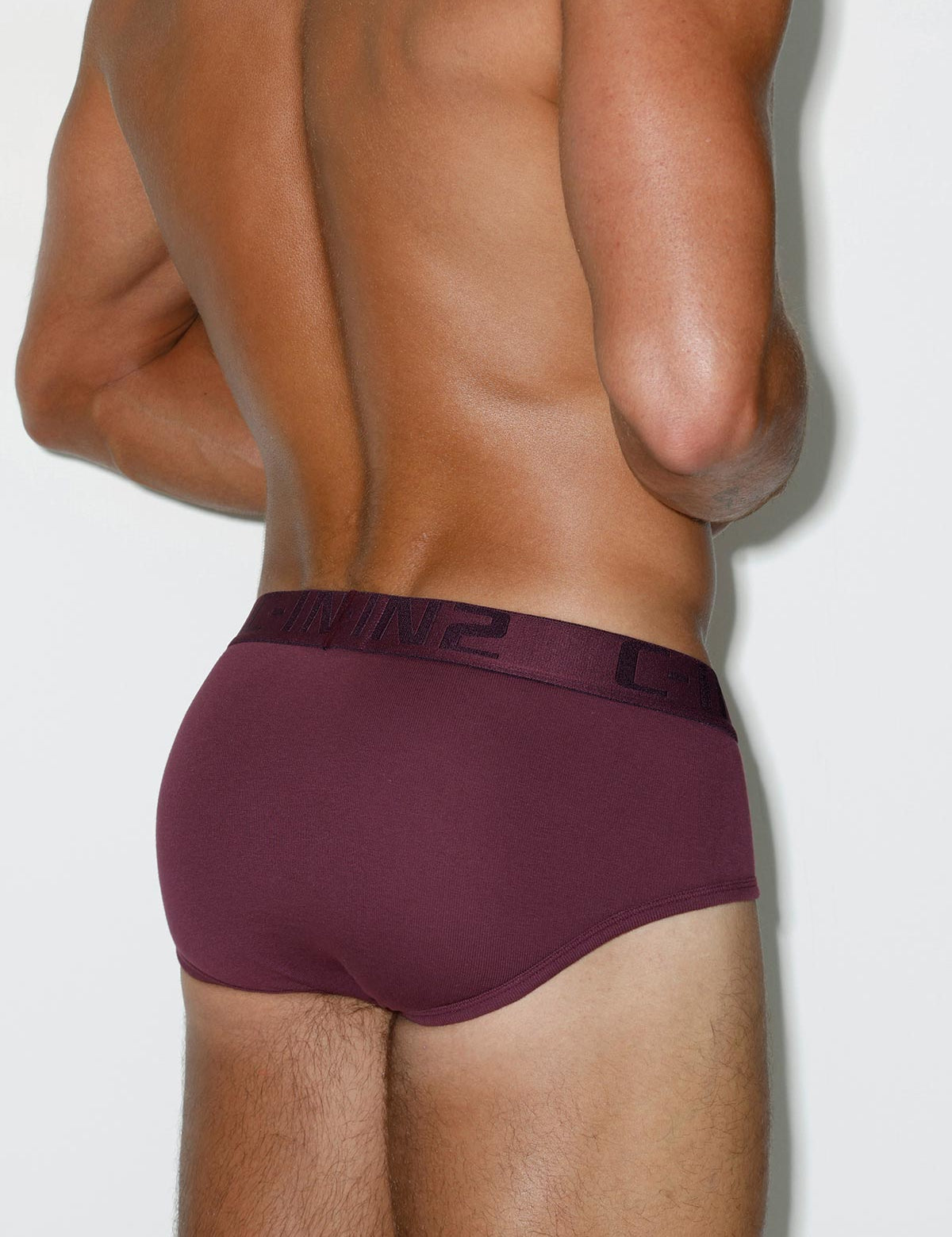 Core Mid Rise Brief Wine Burgundy