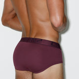 Core Mid Rise Brief Wine Burgundy