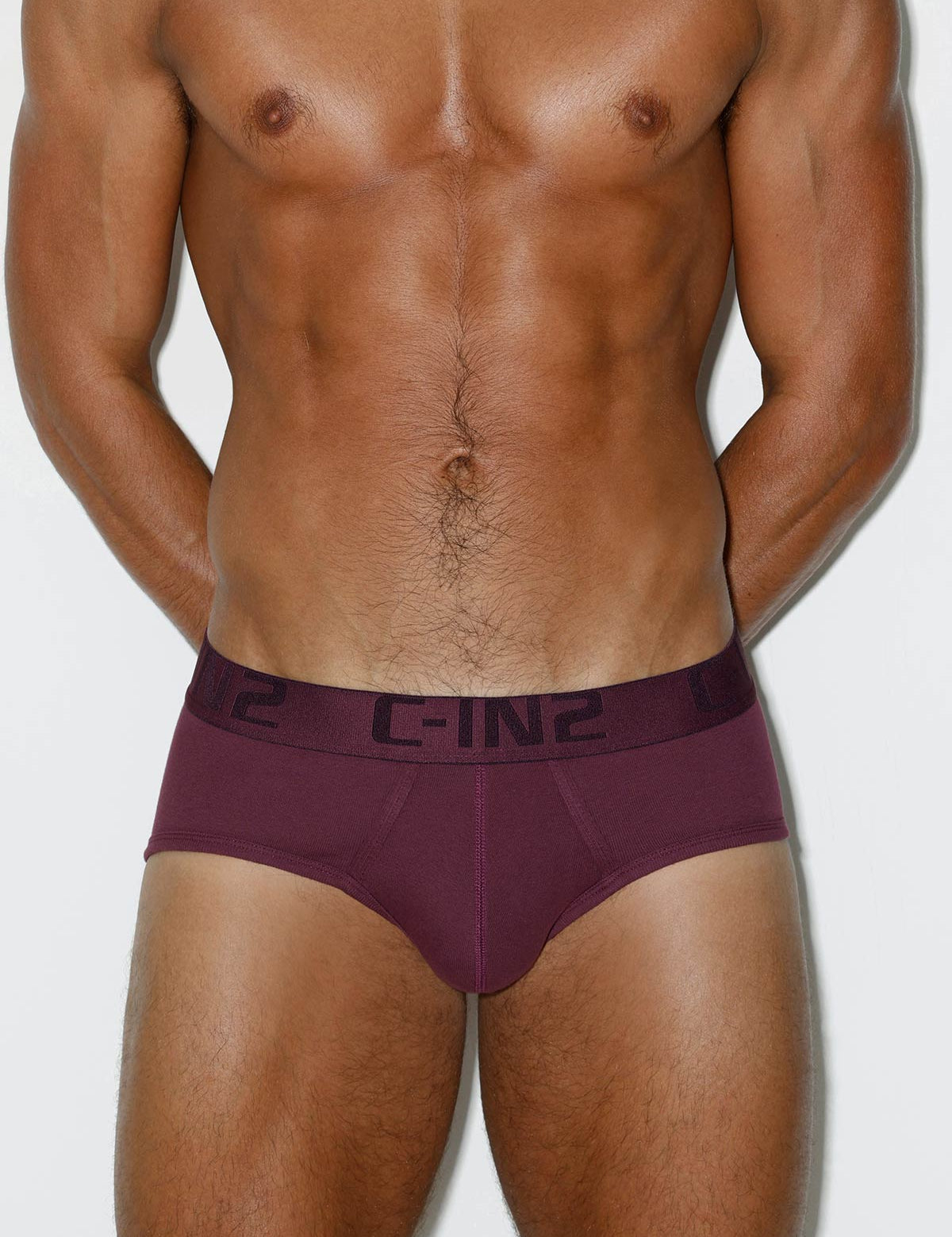 Core Mid Rise Brief Wine Burgundy