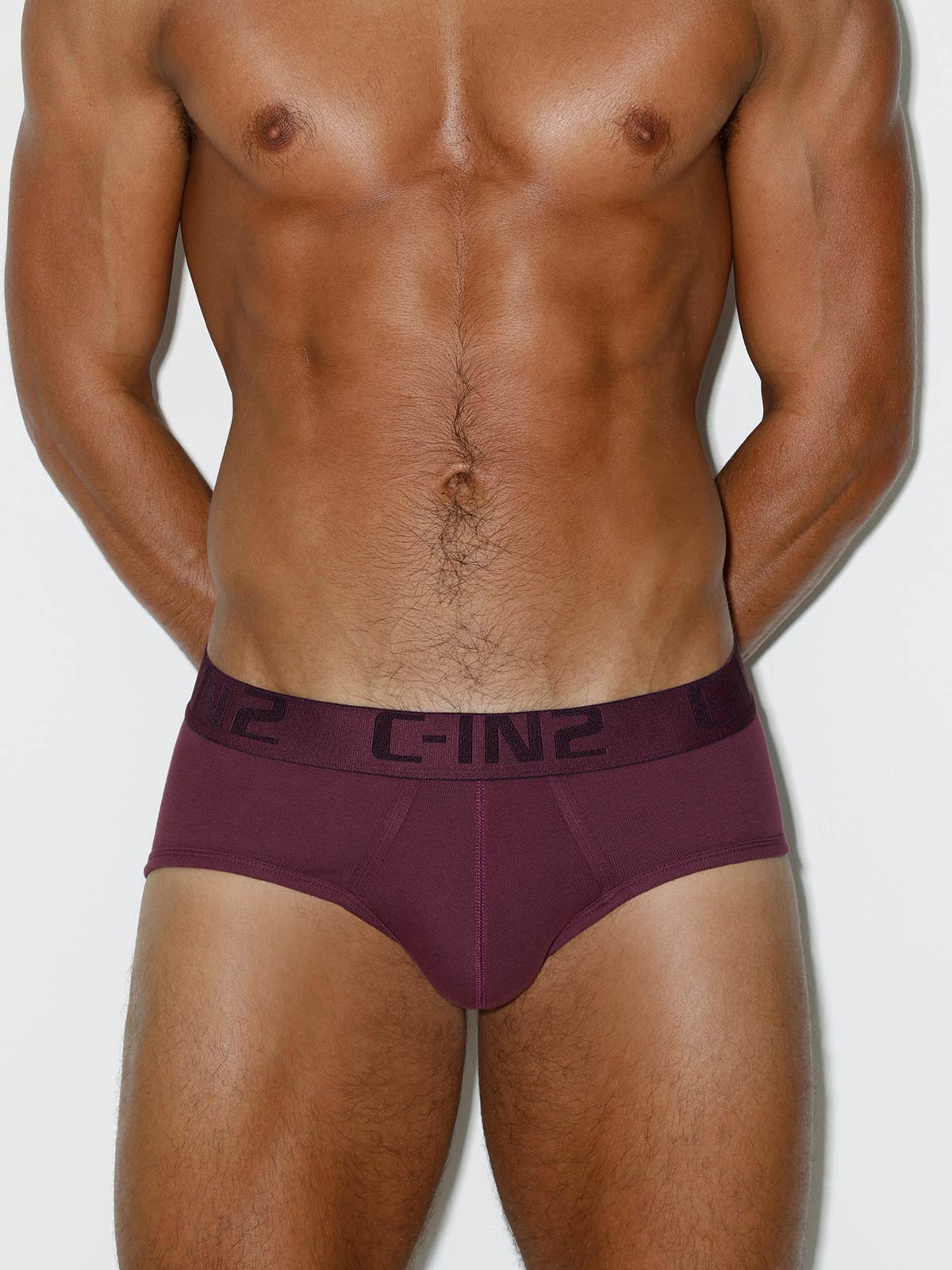 Core Mid Rise Brief Wine Burgundy