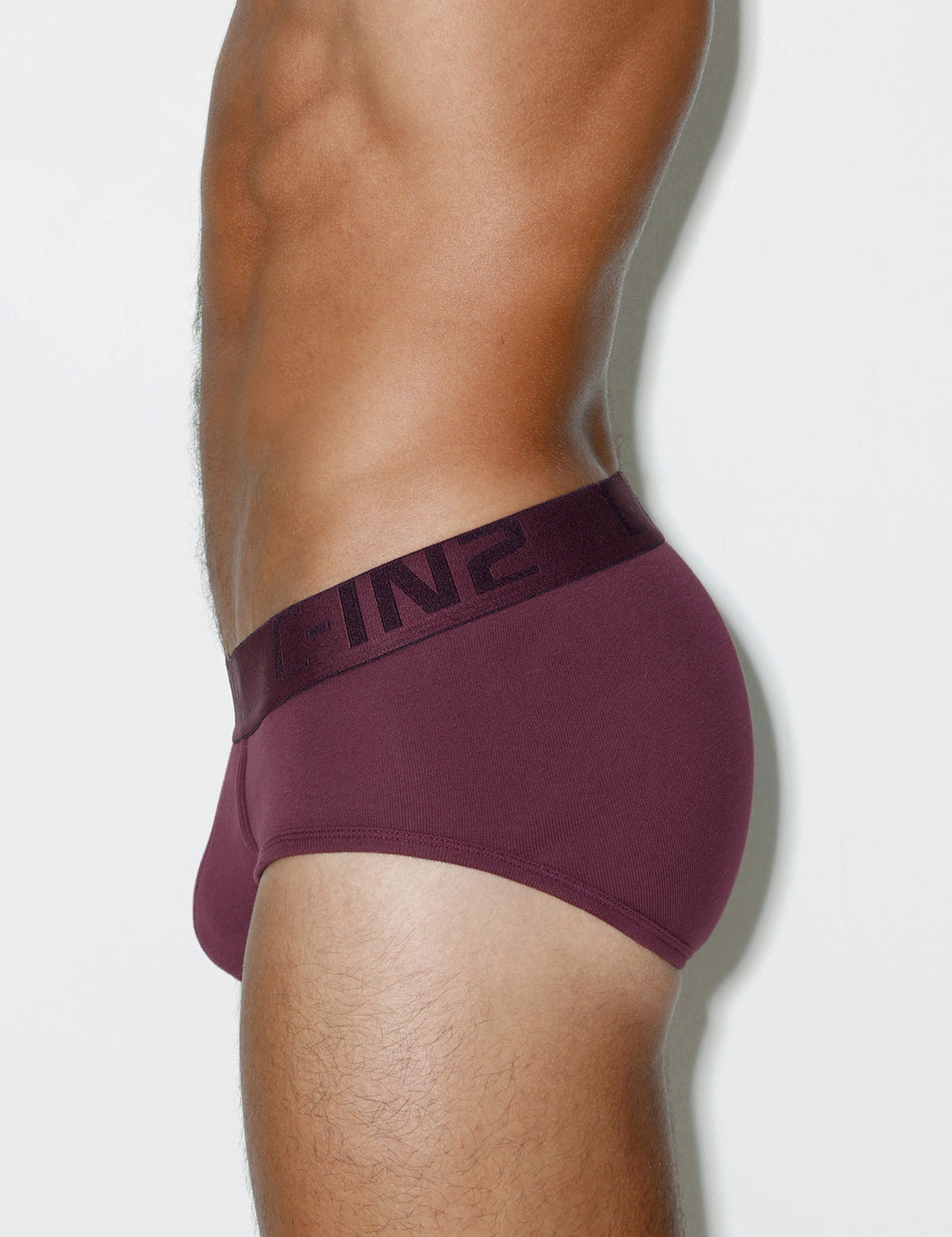 Core Mid Rise Brief Wine Burgundy