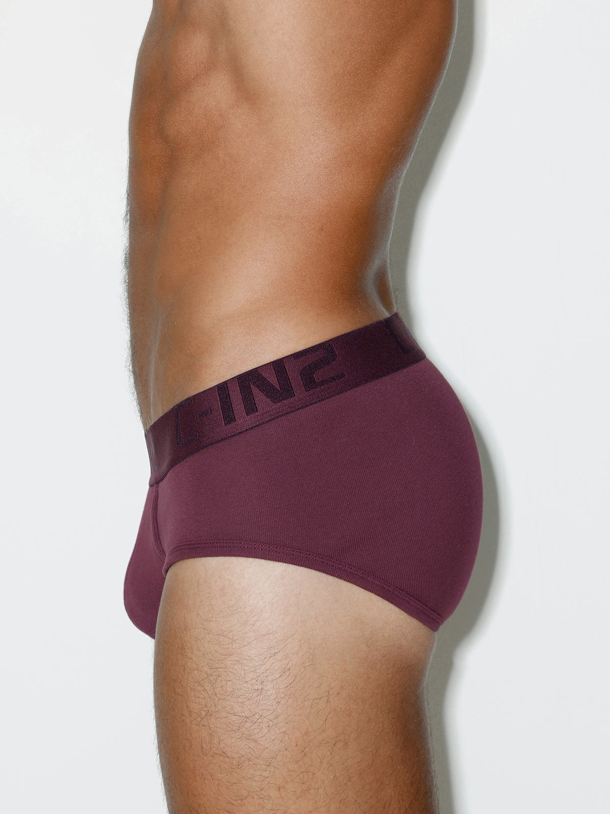 Core Mid Rise Brief Wine Burgundy