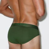 Core Low Rise Brief Fir Green