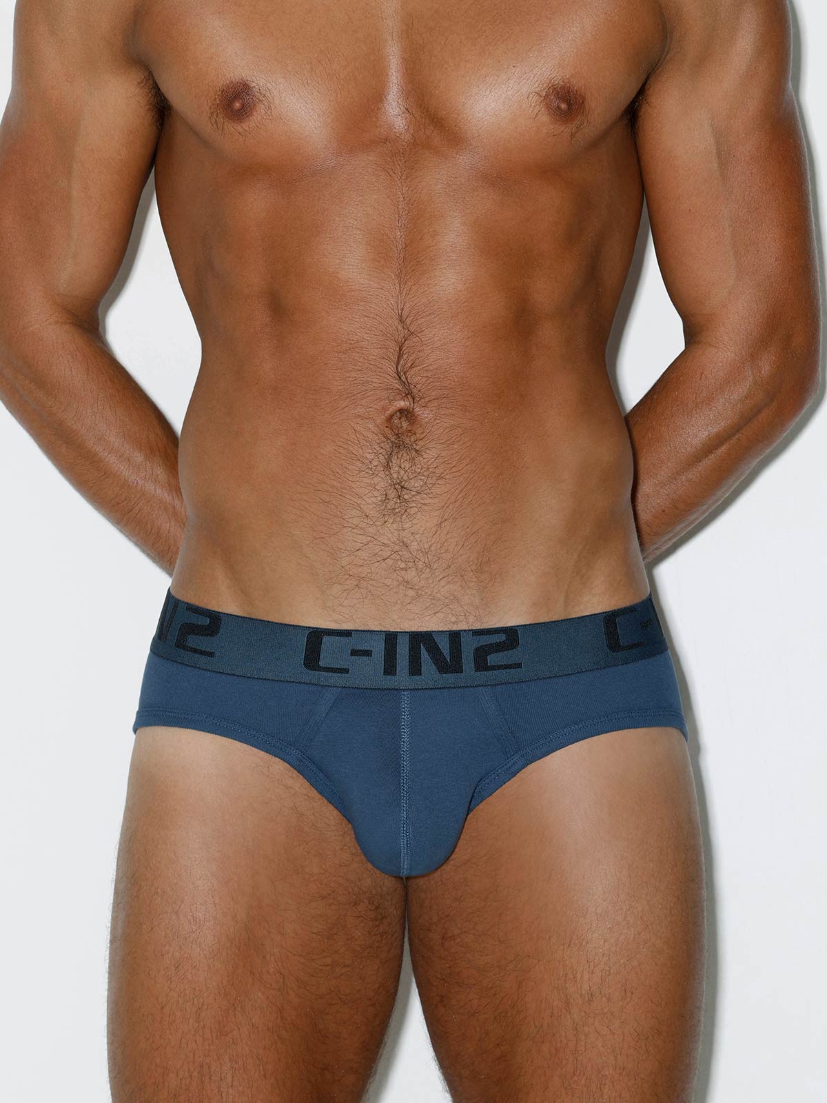 Core Low Rise Brief Denim Blue