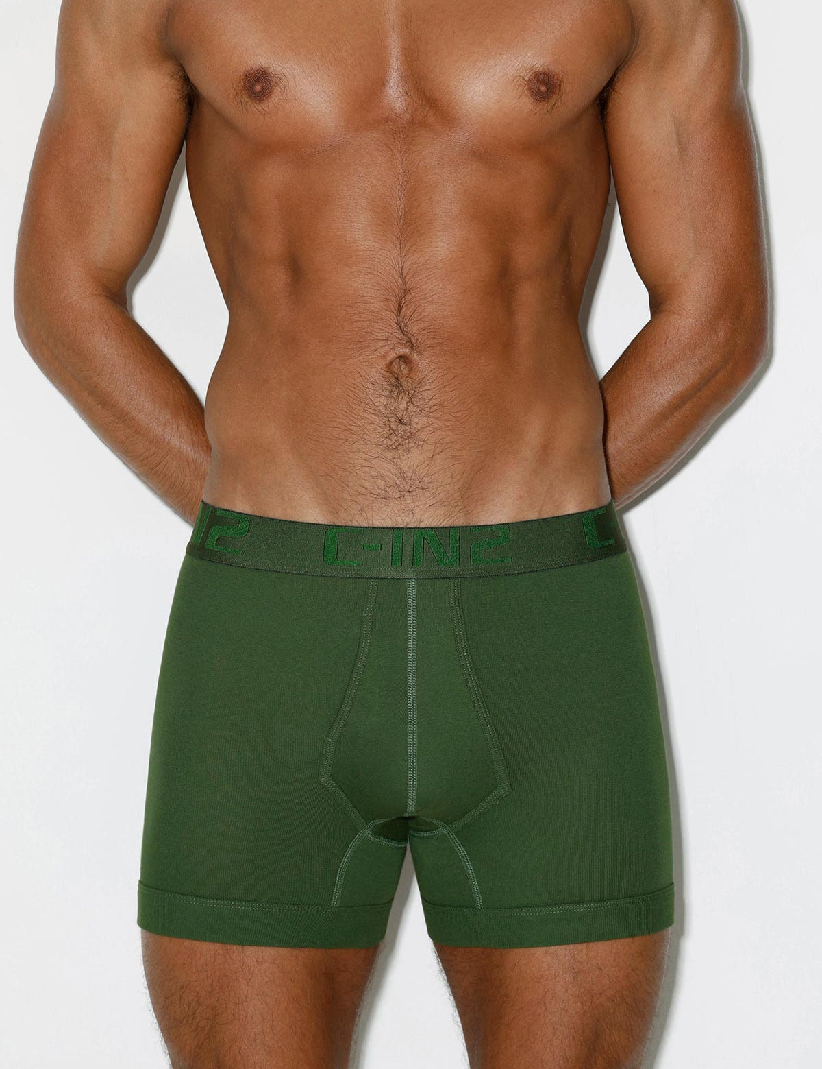 Core Low Rise Boxer Brief Fir Green
