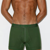 Core Low Rise Boxer Brief Fir Green