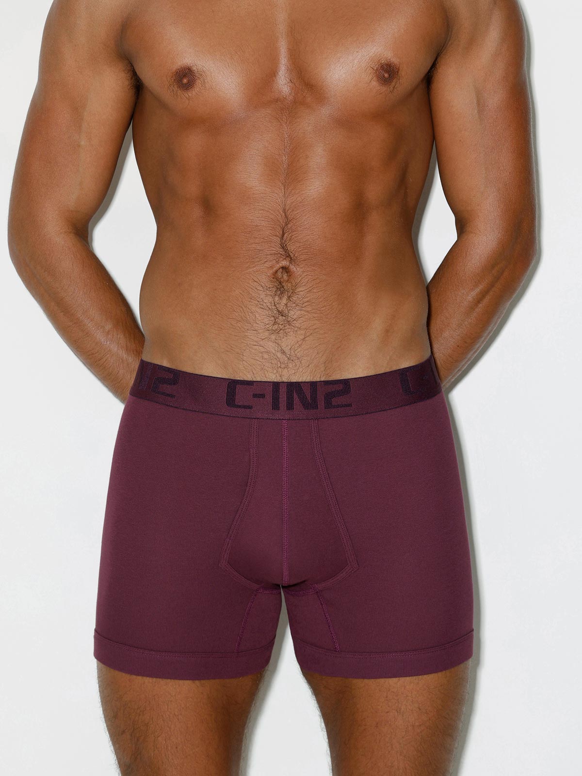Core Low Rise Boxer Brief Wine Burgundy