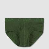 Core Mid Rise Brief Fir Green