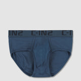 Core Mid Rise Brief Denim Blue