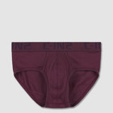 Core Mid Rise Brief Wine Burgundy