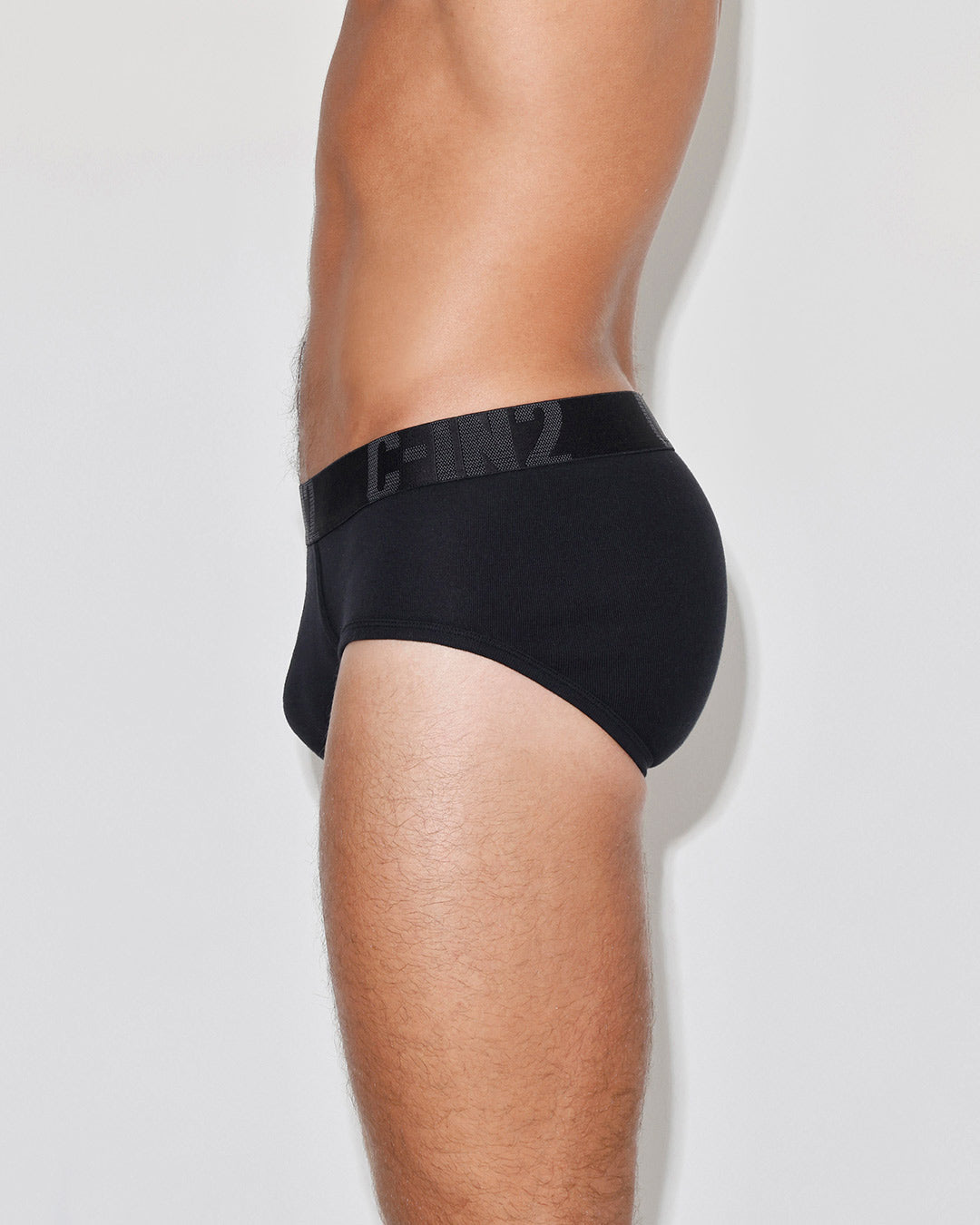 Core Signature Mid Rise Brief Black