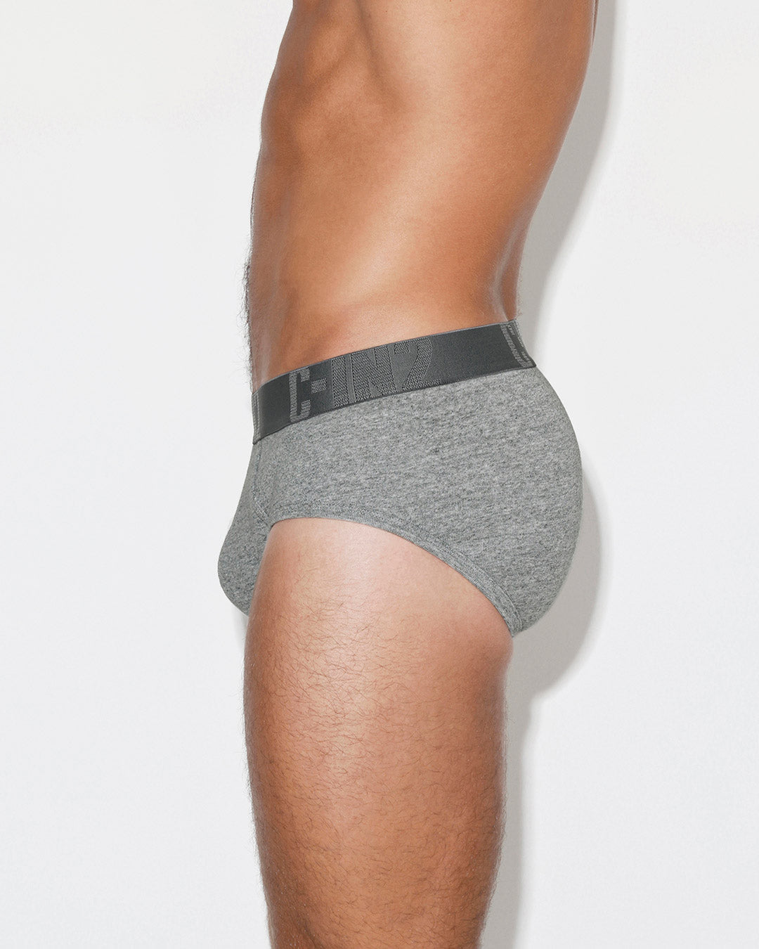 Core Signature Mid Rise Brief Grey Heather