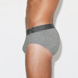 Core Signature Mid Rise Brief Grey Heather