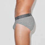 Core Signature Low Rise Brief Grey Heather