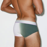 Dip Dye Mid Rise Brief Lilac Green