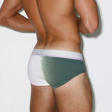 Dip Dye Low Rise Brief Lilac Green