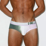 Dip Dye Low Rise Brief Lilac Green
