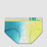 Dip Dye Mid Rise Brief Breeze Blue