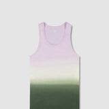 Dip Dye Relaxed Tank Lilac Green