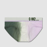 Dip Dye Low Rise Brief Lilac Green