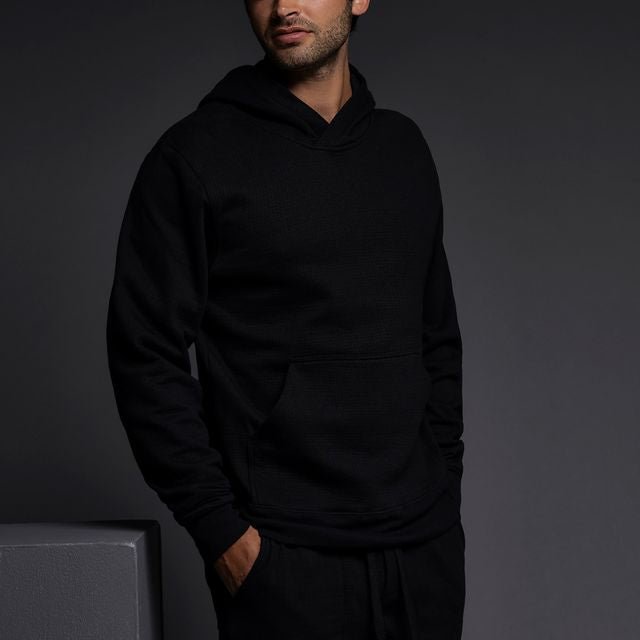Dual Layer Hoodie Black - C - IN2 New York