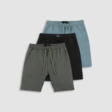 Dual Layer Shorts Dusty Blue