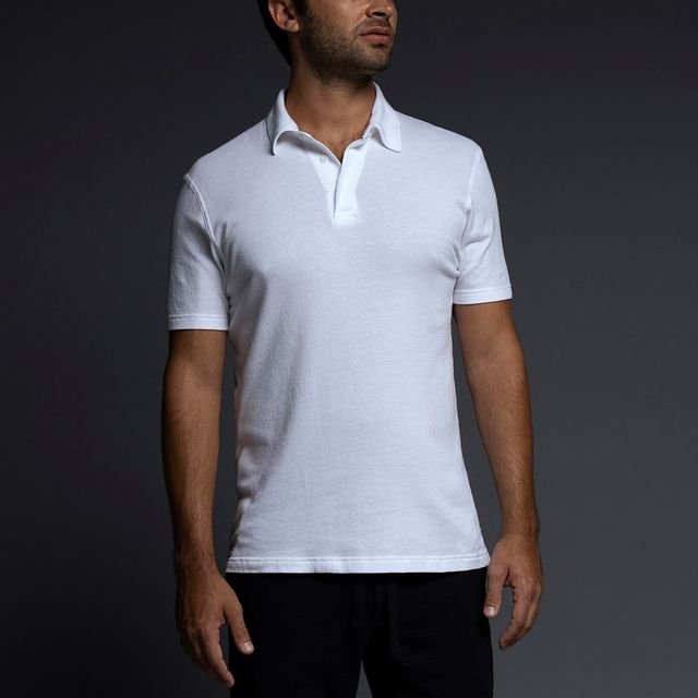 Easy Mesh Polo White - C - IN2 New York