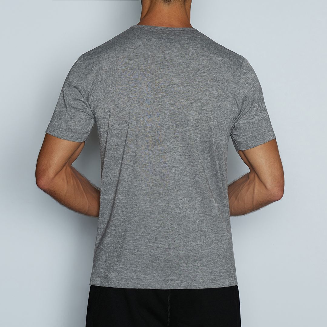 Hand Me Down Crew Neck T-Shirt Smoke Heather - C - IN2 New York