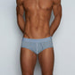 Hand Me Down Mid Rise Brief Bowen Blue Heather - C - IN2 New York