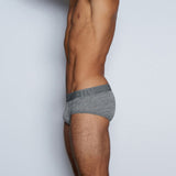Hand Me Down Mid Rise Brief Smoke Heather - C - IN2 New York