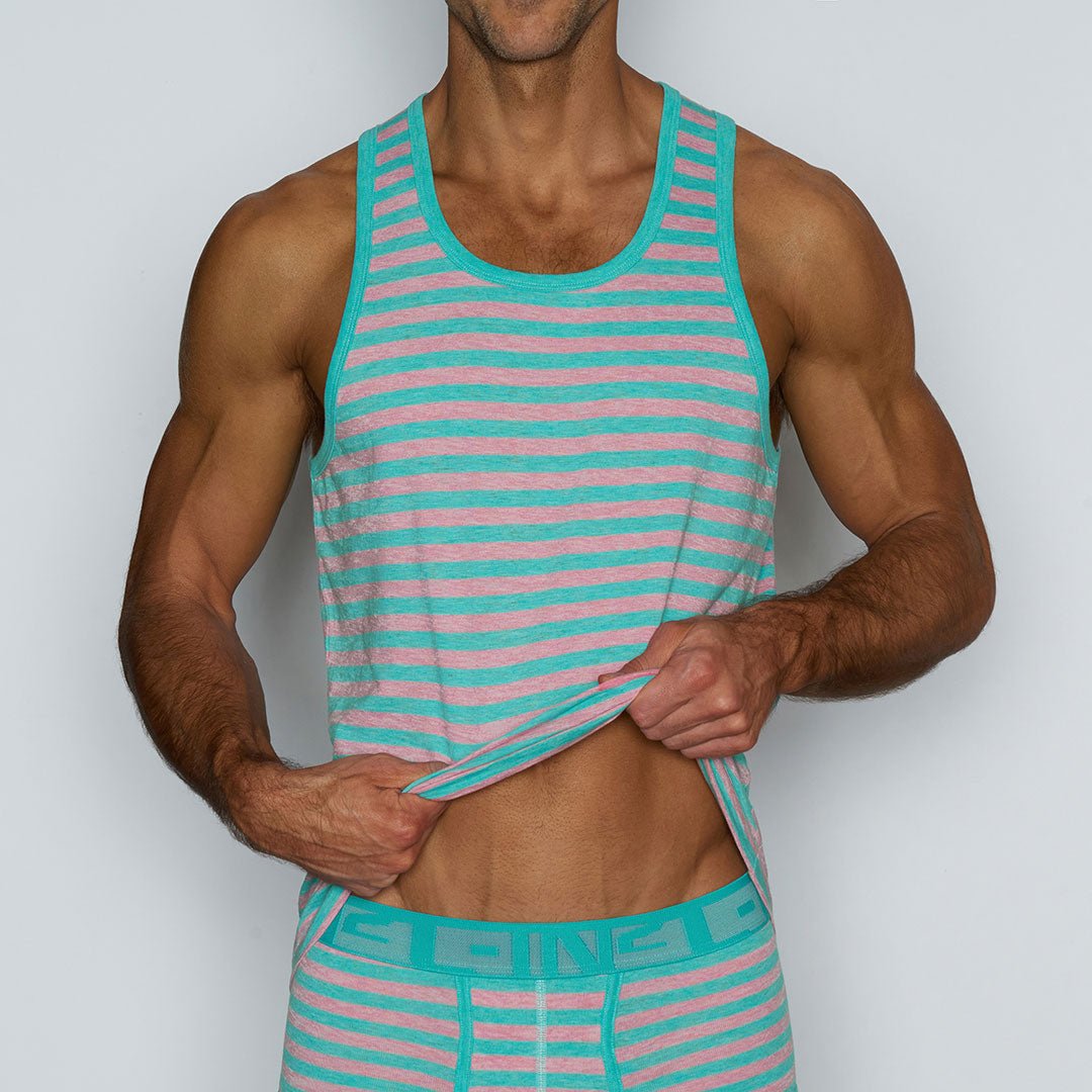 Hand Me Down Relaxed Tank Greko Green - C - IN2 New York