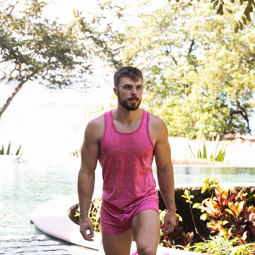 Hand Me Down Relaxed Tank Penn Pink Heather - C - IN2 New York