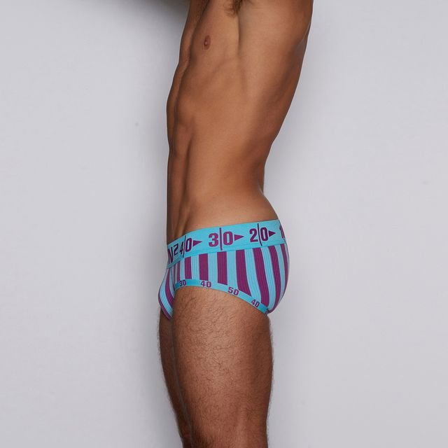 H+A+R+D Low Rise Brief Boaz Blue - C - IN2 New York