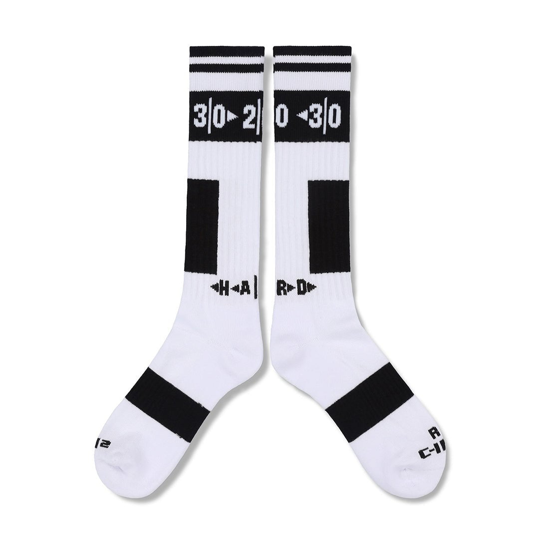 H+A+R+D Soccer Socks Single Pack White - C - IN2 New York