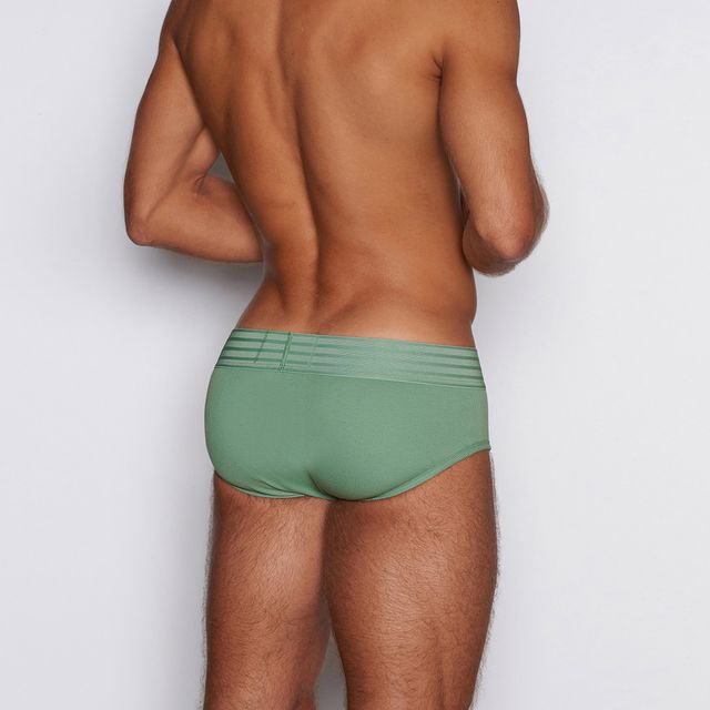 Hard//Core Fly Front Brief Gibson Green - C - IN2 New York