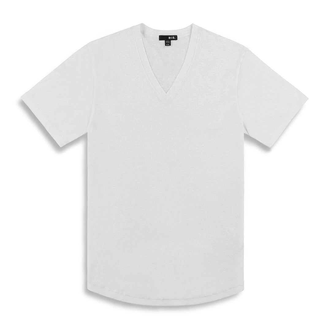 High Twist Summer V - Neck T-Shirt White - C - IN2 New York