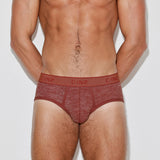 Hand Me Down Mid Rise Brief Persimmon Red
