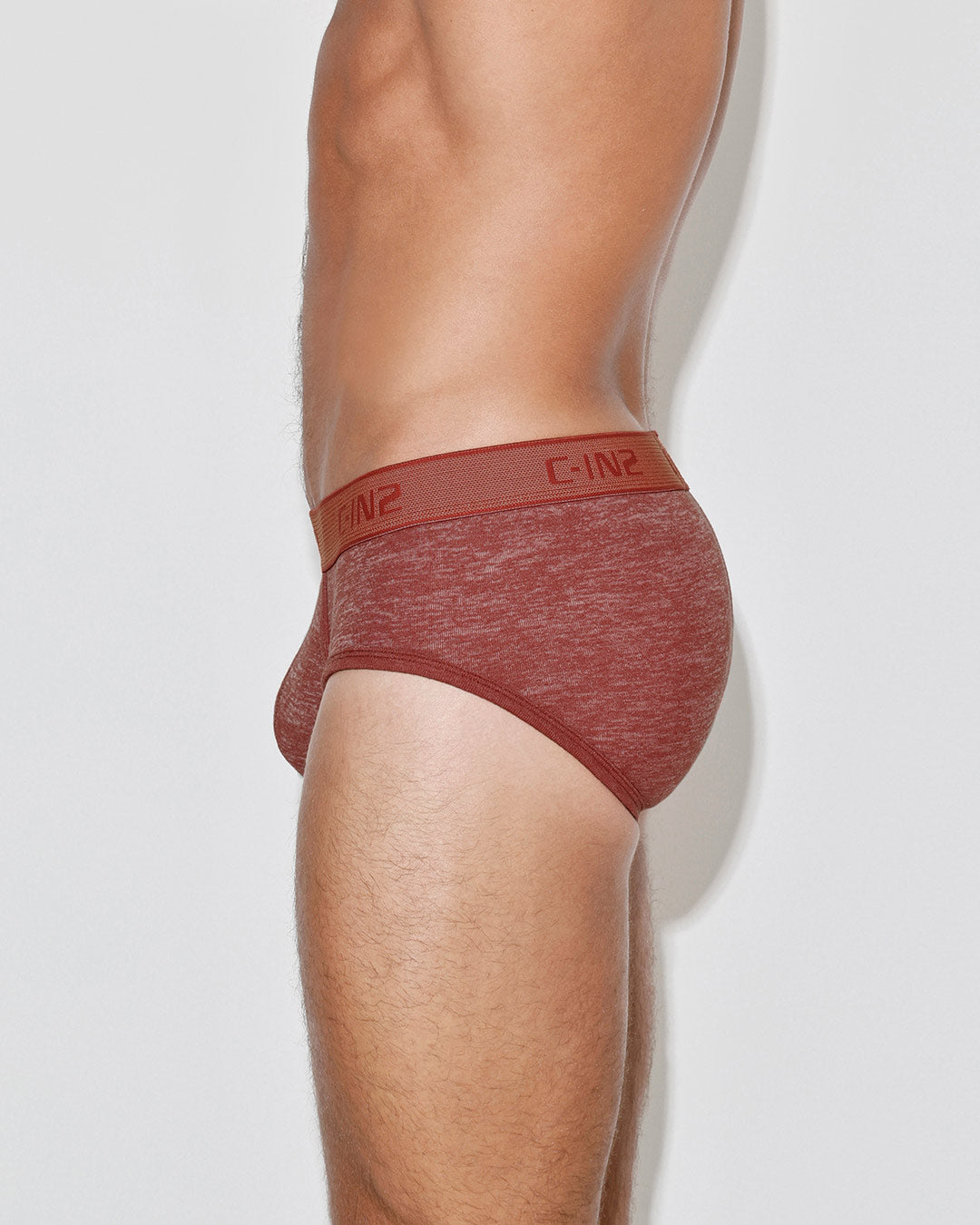 Hand Me Down Mid Rise Brief Persimmon Red