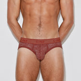 Hand Me Down Low Rise Brief Persimmon Red