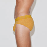 Hand Me Down Low Rise Brief Mustard Yellow