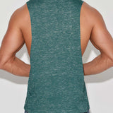 Hand Me Down Muscle Tank Lake Teal